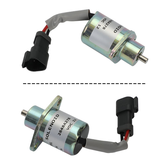 2848A278 Fuel Shutoff Solenoid For Caterpillar Skid Steer 246 216 226