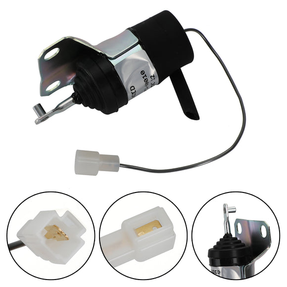 15471-60010 Fuel Shutoff Solenoid For Kubota 052600-1000 052600-1001 12V