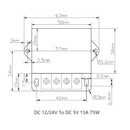 DC 12V/24V Step Down To DC 5V 15A 75W Voltage Regulator Reducer Power Converter-8