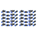 40X 6mm OD 1/4 Inch Plastic Pneumatic Push Connector Set Air Line Quick Fittings-18