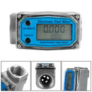 1Inch Turbine Digital Diesel Fuel Flow Meter Oval Gear Flow Gauge BSPT/NPT-1