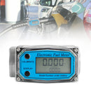 1Inch Turbine Digital Diesel Fuel Flow Meter Oval Gear Flow Gauge BSPT/NPT-3