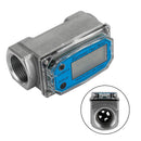 1Inch Turbine Digital Diesel Fuel Flow Meter Oval Gear Flow Gauge BSPT/NPT-6