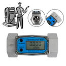 1.5Inch Turbine Digital Diesel Fuel Flow Meter Oval Gear Flow Gauge BSPT/NPT-1