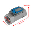 1.5Inch Turbine Digital Diesel Fuel Flow Meter Oval Gear Flow Gauge BSPT/NPT-7