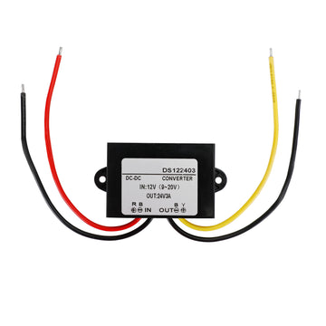 Waterproof DC-DC Boost Step-Up Converter 12V to 24V 3A Car Power Supply Module