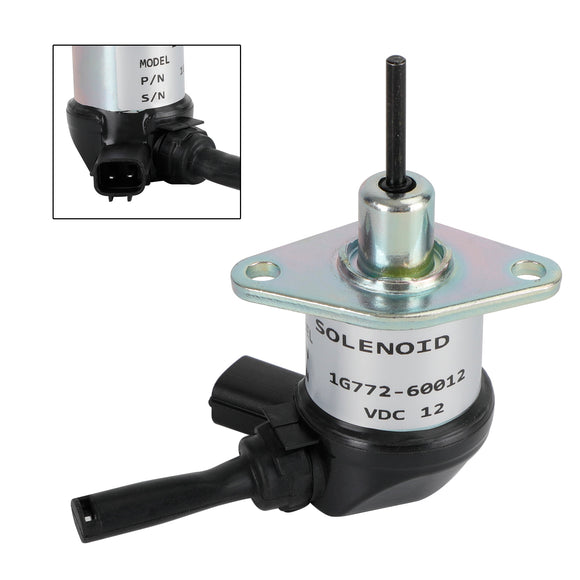1G772-60012 Fuel Shutoff Solenoid For Kubota V3300 V3600 1G772-60014 12V