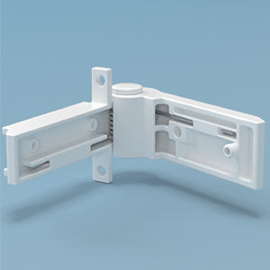 Fridge Freezer Compartment Hinge Dometic Fridge 2412125011 White RV Caravan Motorhome Parts