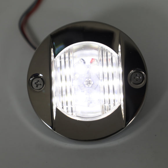 12V 316 EDELSTAHL MARINE BLAU UNTERWASSERLICHT BOOT 6 LED 2.2W HOHE LEISTUNG HELL
