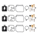 3X Fuel Pump Repair Kit fit for Yamaha 40HP & 50HP 2-Stroke Outboard Carburetors-1