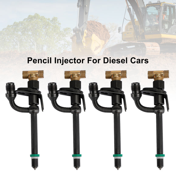 4Pcs 28481 RE36935 RE36936 Fuel Injectors For John Deere Excavator 70D 190E 290D