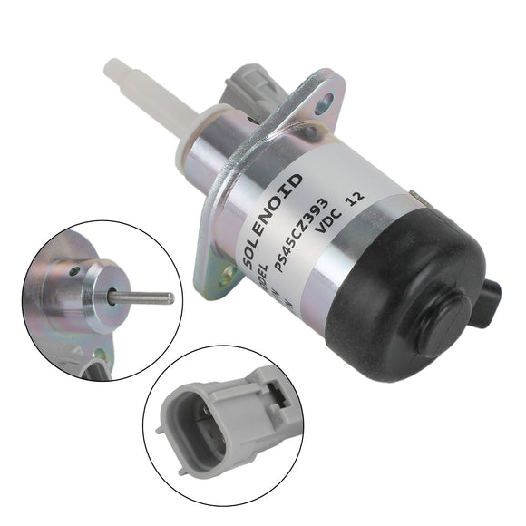 Fuel Shut Off Solenoid PS45CZ393 For Kubota V2607 V3307 Linde 1219 VOLVO55/80D