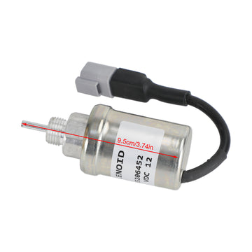 U85206452 Fuel Shut Off Solenoid For Perkins 402D 403C 403D 404C 404D - 0