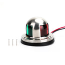 2 in1 LED Stainless Steel Bi Color Bow Navigation Light Marine Boat Yacht Light-1