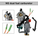 LPG NG Dual Fuel Carburetor For Harbor Freight Predator 6500 5500 8250 Generator-2