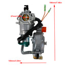 LPG NG Dual Fuel Carburetor For Harbor Freight Predator 6500 5500 8250 Generator-6