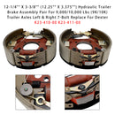 2PCS 12-1/4" X 3-3/8" (12.25" X 3.375") Hydraulic Trailer Brake Assembly-1