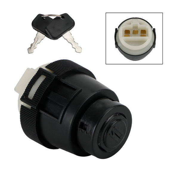 Ignition Switch W/2 Keys 1C7020-06400 K3281-62100 Fits For Kubota ZG222 ZG227