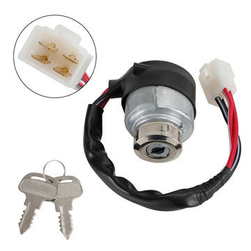 Ignition Switch 52200-41212 For Kubota M4900 M5700 M6800 M8200 With 2Keys - 0