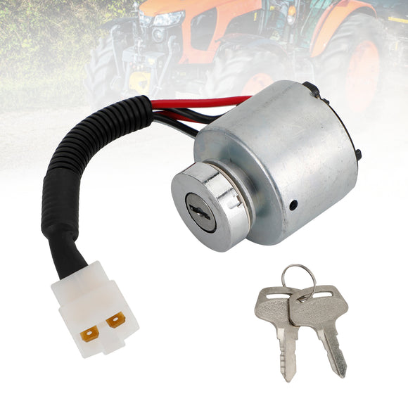Ignition Switch 37410-59110 3741059110 For Kubota B1550D B1750D With 2Keys