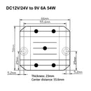 Step Down DC/DC Buck Converter 12V/24V to 9V 6A Regulator Power Module-8