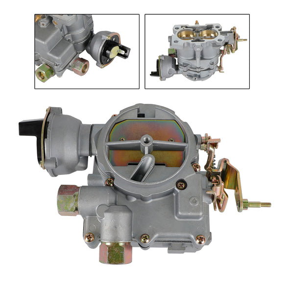 Carburetor Carb fit for Marine Mercruiser 2 Barrel 3.0L 2 CYL with a Long Linkage