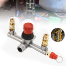 Air Compressor Pressure Valve Switch Control Manifold Regulator Gauges Tool-2
