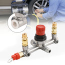 Air Compressor Pressure Valve Switch Control Manifold Regulator Gauges Tool-3