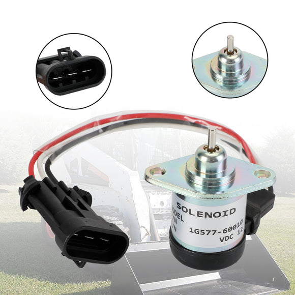 Fuel Shut-off Solenoid 6689034 For Bobcat S220 S250 T250 T300 Kubota 1G577-60010