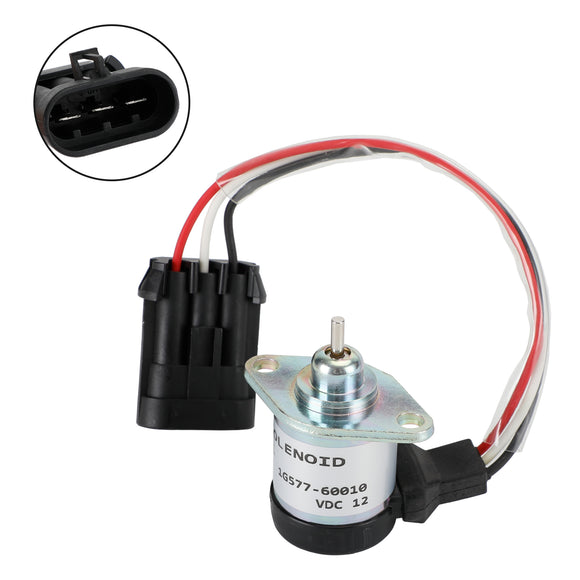 Fuel Shut-off Solenoid 6689034 For Bobcat S220 S250 T250 T300 Kubota 1G577-60010
