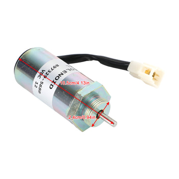 897329-5680 Fuel Shut Off Solenoid For Isuzu Engines 3LD1 3LD2 4LE1 3LB1 - 0
