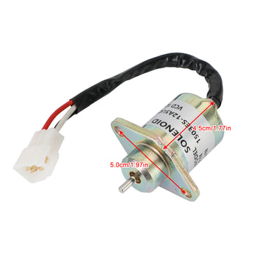 Fuel Shut Off Solenoid Shutdown For Kubota Yanmar SA-4569-T 17454-60010 12V - 0