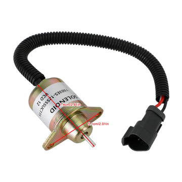Yanmar Fuel Shutoff Solenoid 1503ES-12S5SUC11S SA-4564 SA-4817 SA-4920 - 0