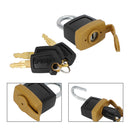 1Pcs Padlock Pad Lock W/3 New Keys For Caterpillar (CAT) 5P8500 246-2641-6