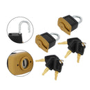 2Set Padlock Pad Lock W/6 New Keys For Caterpillar (CAT) 5P8500 246-2641-4