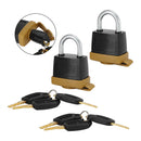 2Set Padlock Pad Lock W/6 New Keys For Caterpillar (CAT) 5P8500 246-2641-5