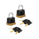 2Set Padlock Pad Lock W/6 New Keys For Caterpillar (CAT) 5P8500 246-2641-9