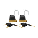 2Set Padlock Pad Lock W/6 New Keys For Caterpillar (CAT) 5P8500 246-2641-11