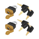 2Set Padlock Pad Lock W/6 New Keys For Caterpillar (CAT) 5P8500 246-2641-13