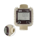 K24 Turbine Digital Diesel For Fuel Flow Meter Chemicals Water Color Red-5