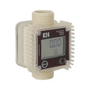K24 Turbine Digital Diesel For Fuel Flow Meter Chemicals Water Color Red-14