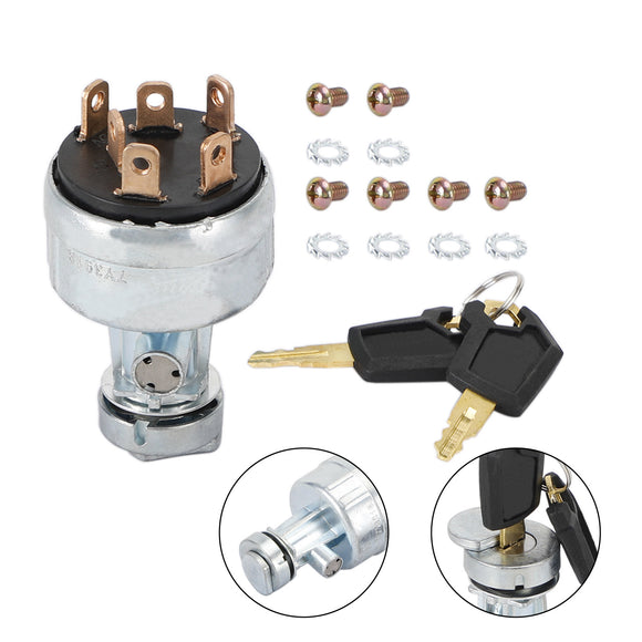 7Y3918 Ignition Switch W/2 Keys Fits Caterpillar 315 315A 315BL 315L 317 320A