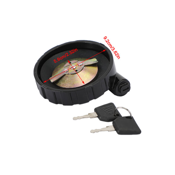 Fuel Tank Cap Diesel Cover For JCB Backhoe 331/45908 331/33064 W/2 Keys