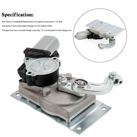 RV Step Motor & Gearbox Replacement Kit Fits Kwikee Electric Steps Replace Part 366043 Essential RV Gear Repair Parts