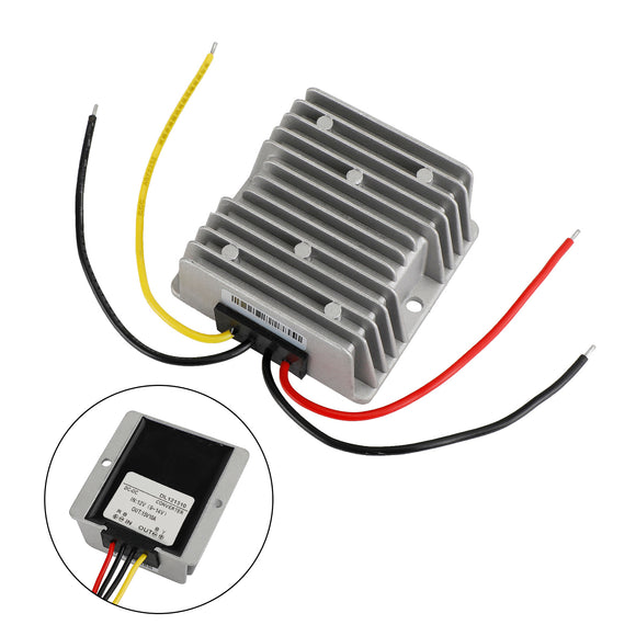 Waterproof DC/DC Converter Regulator 12V Step Up to 15V 10A 150W