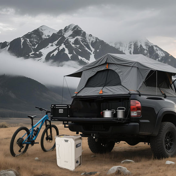 Portable Water Heater For RV Camping  7800mAh 3.3h Rechargeable Camping Cleaning