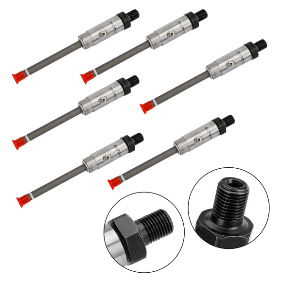6Pcs 8N7005 For Cat Caterpillar Fuel Injector Pencil Nozzle 3304 3306 Engine