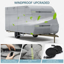 RV Cover 27'-30' Waterproof All Weather Trailer Motorhome Durable Extra Thick with Adhesive Repair Patches-9