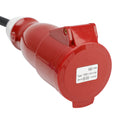 CEE Steckdose Kupplungsstecker Einbausteckdose Phasenwender 32A 3 Phasen auf 1 Phasen-5