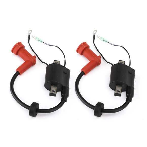 2x Zündspule für Yamaha 40hp 40X E40X MHL 66T-85570-00 Außenbordmotor
